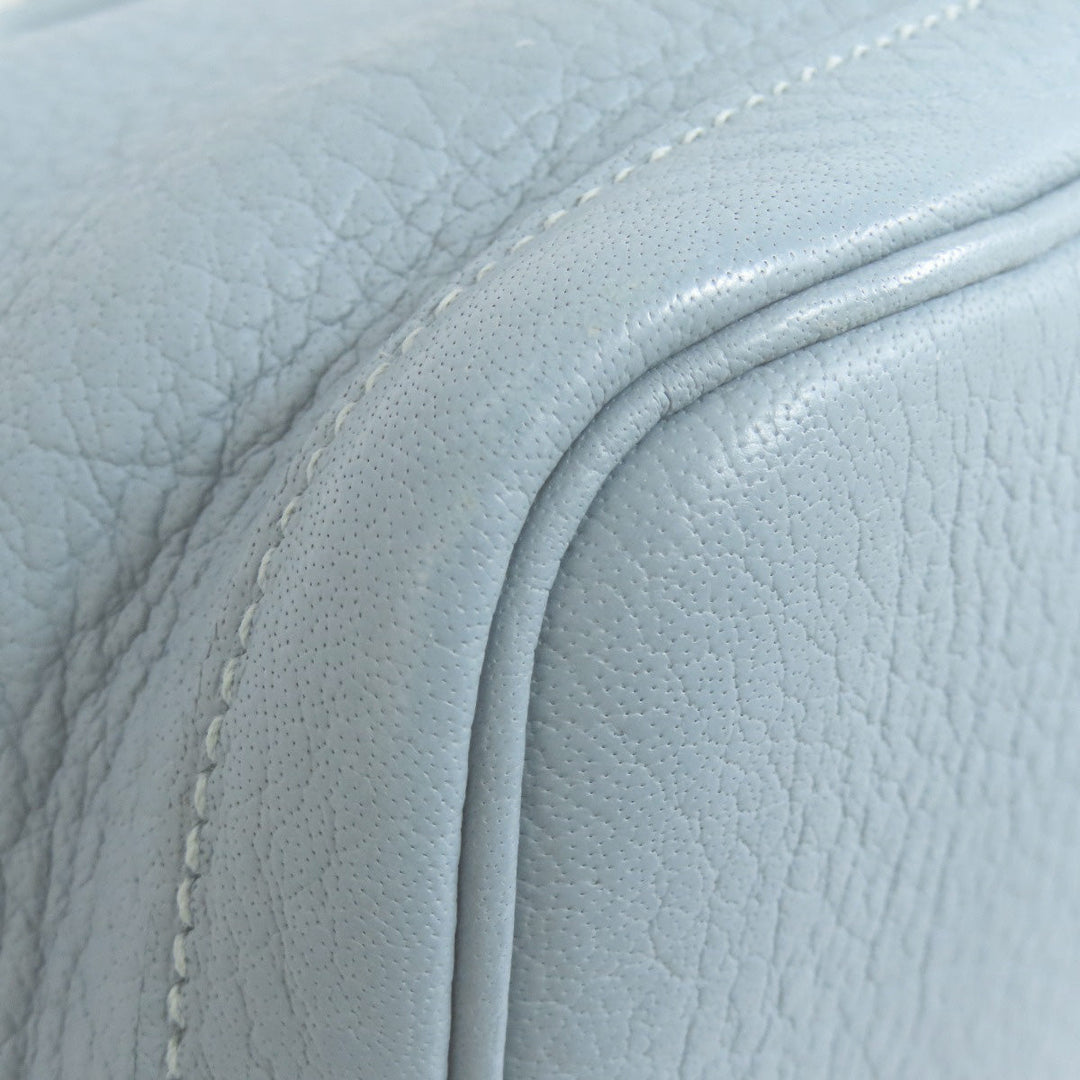 HERMES Tote Bag Negonda blue Garden Party TPM SilverMetal
