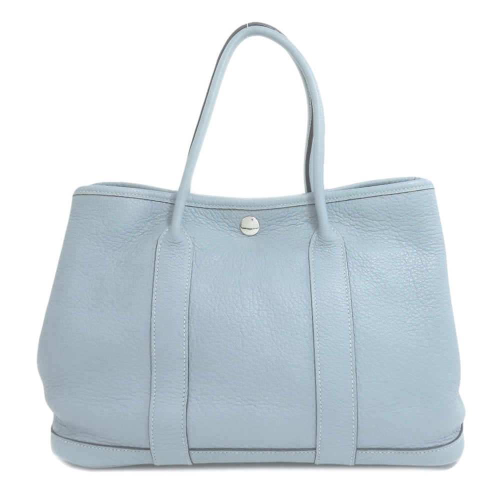 HERMES Tote Bag Negonda blue Garden Party TPM SilverMetal