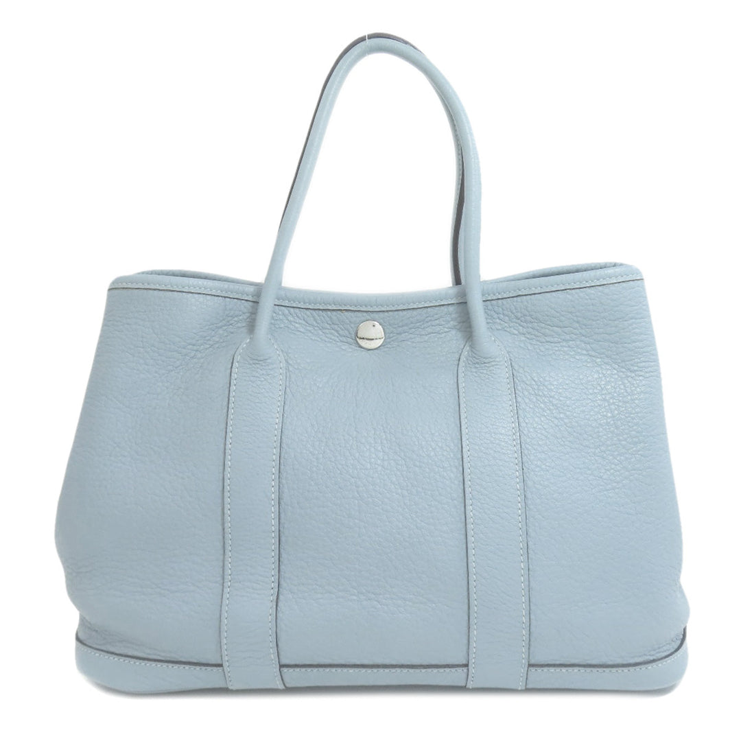 HERMES Tote Bag Negonda blue Garden Party TPM SilverMetal