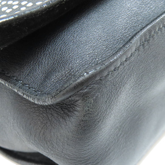 CHANEL Shoulder Bag Calfskin black COCO Mark Women Used Authentic