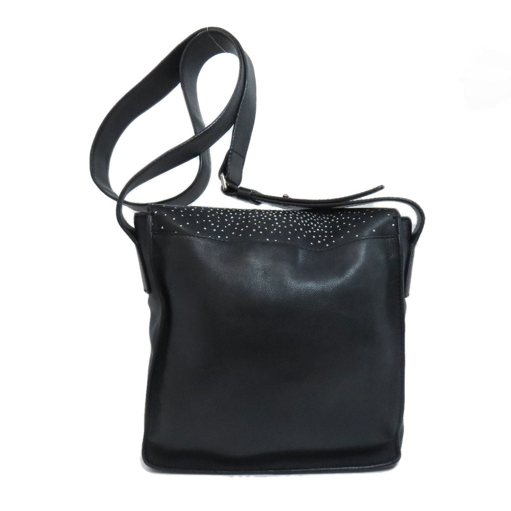 CHANEL Shoulder Bag Calfskin black COCO Mark Women Used Authentic