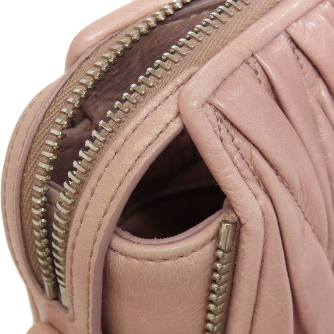 MIUMIU Handbag 5BB026 Calfskin pink Materasse 2WAY