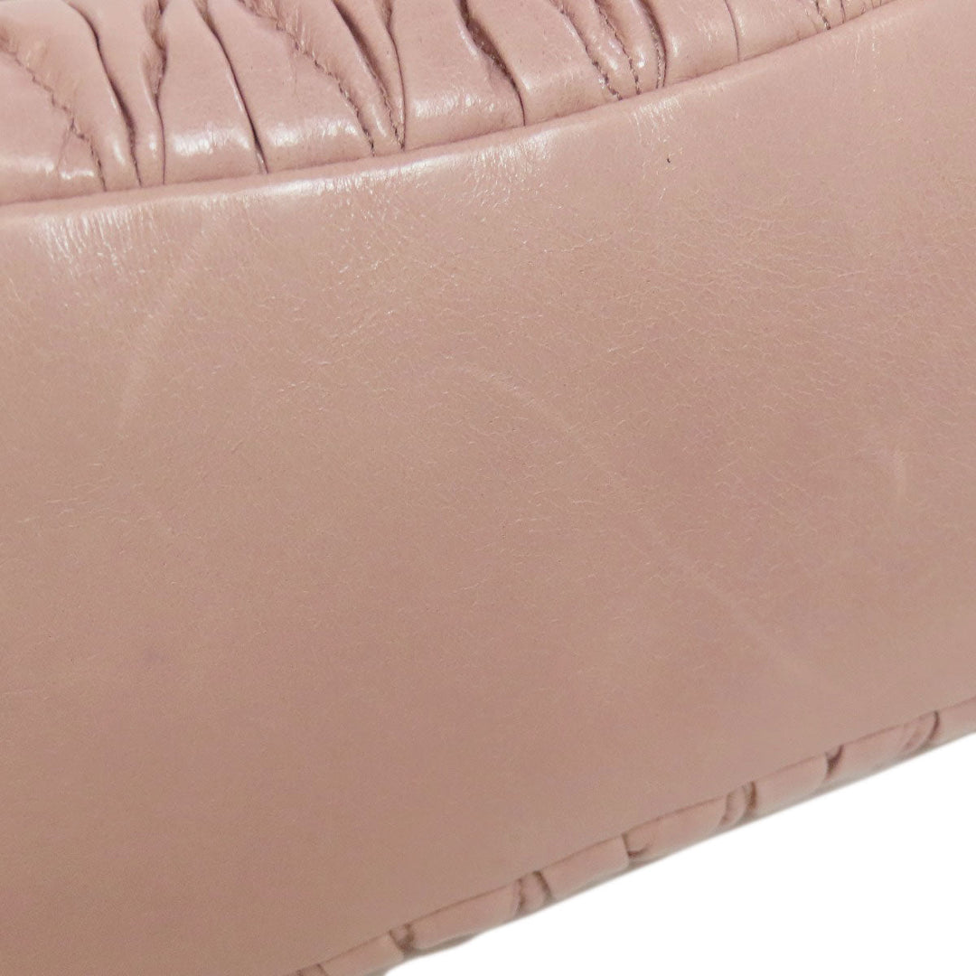 MIUMIU Handbag 5BB026 Calfskin pink Materasse 2WAY