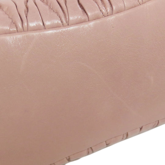 MIUMIU Handbag 5BB026 Calfskin pink Materasse 2WAY