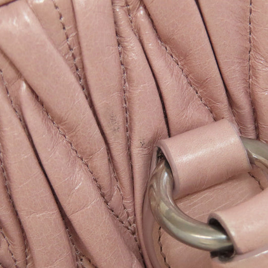 MIUMIU Handbag 5BB026 Calfskin pink Materasse 2WAY