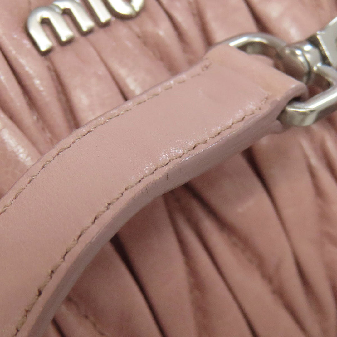 MIUMIU Handbag 5BB026 Calfskin pink Materasse 2WAY