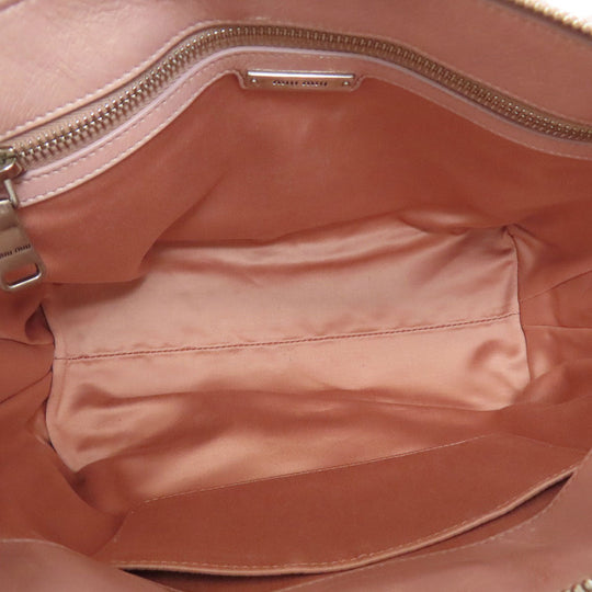 MIUMIU Handbag 5BB026 Calfskin pink Materasse 2WAY