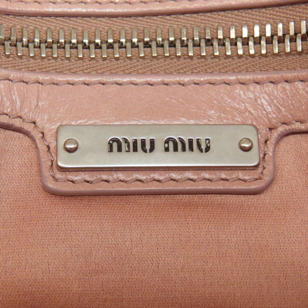 MIUMIU Handbag 5BB026 Calfskin pink Materasse 2WAY