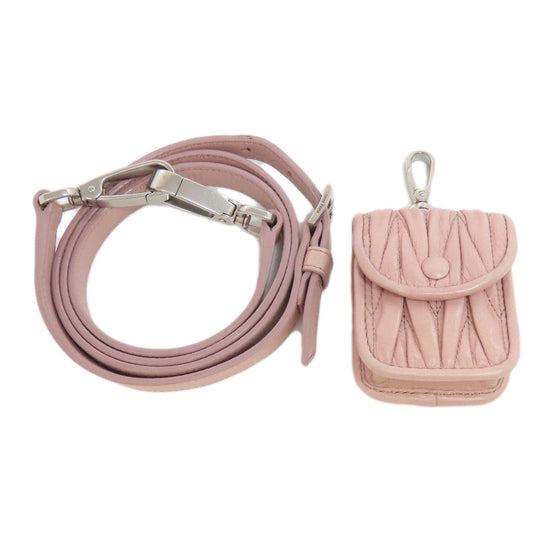 MIUMIU Handbag 5BB026 Calfskin pink Materasse 2WAY
