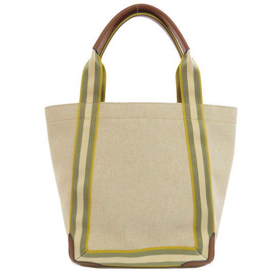 Anya Hindmarch Tote Bag canvas beige logo Women Used Authentic