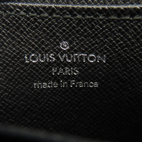 LOUIS VUITTON Coin case N63076 Damier canvas gray Zippy coin purse mens Used Authentic
