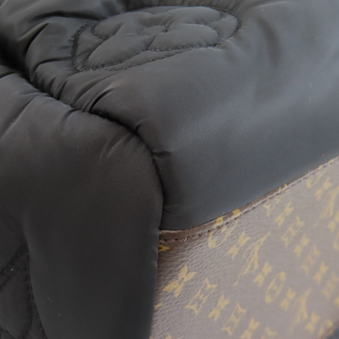 LOUIS VUITTON Tote Bag M21069 Nylon black On the Go MM Pillow