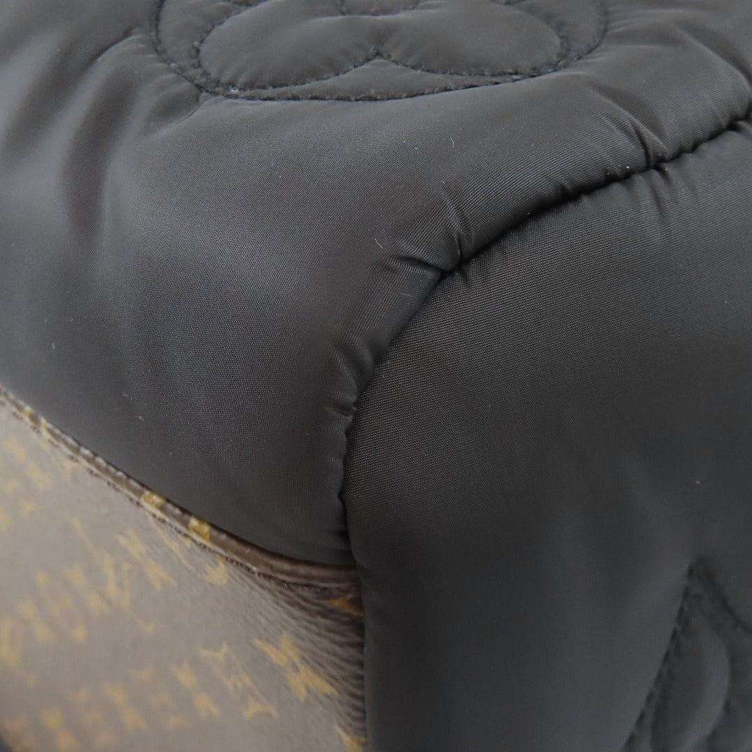 LOUIS VUITTON Tote Bag M21069 Nylon black On the Go MM Pillow