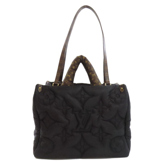 LOUIS VUITTON Tote Bag M21069 Nylon black On the Go MM Pillow