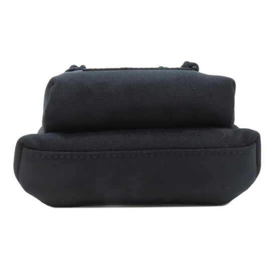 BALENCIAGA Shoulder Bag 656060 Nylon black Polyamide Mini Backpack Women Used Authentic