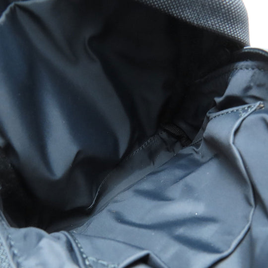 BALENCIAGA Shoulder Bag 656060 Nylon black Polyamide Mini Backpack Women Used Authentic