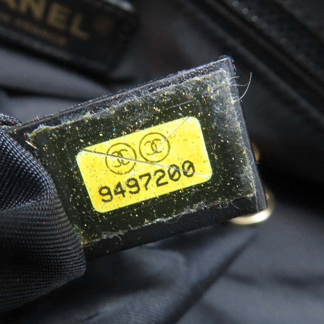 CHANEL Tote Bag Nylon jacquard black New Travel Line Tote