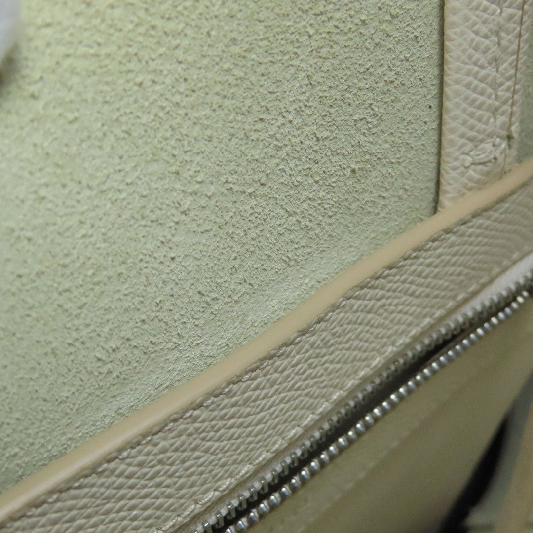 CELINE Handbag leather white Vertical Cabas 2WAY