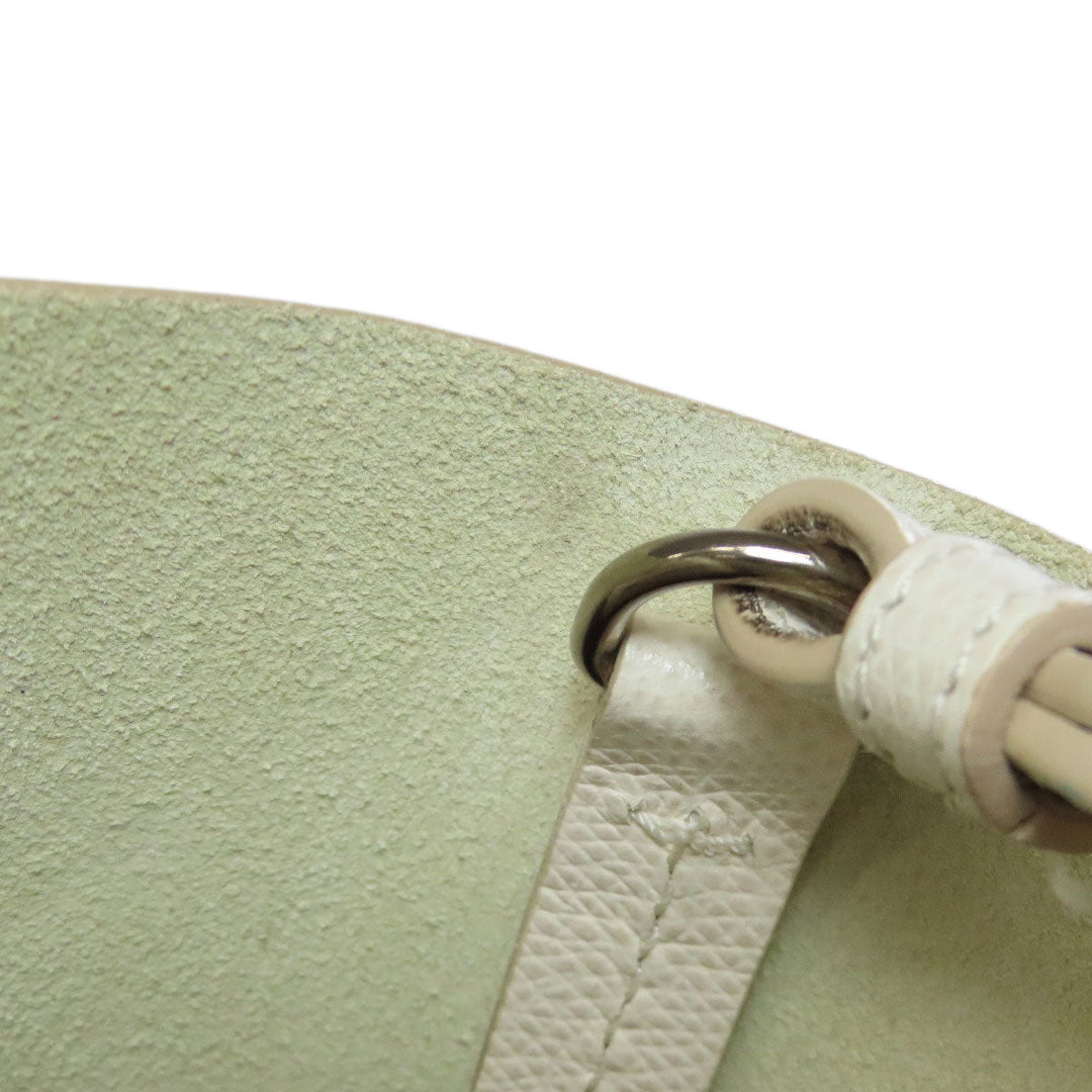 CELINE Handbag leather white Vertical Cabas 2WAY