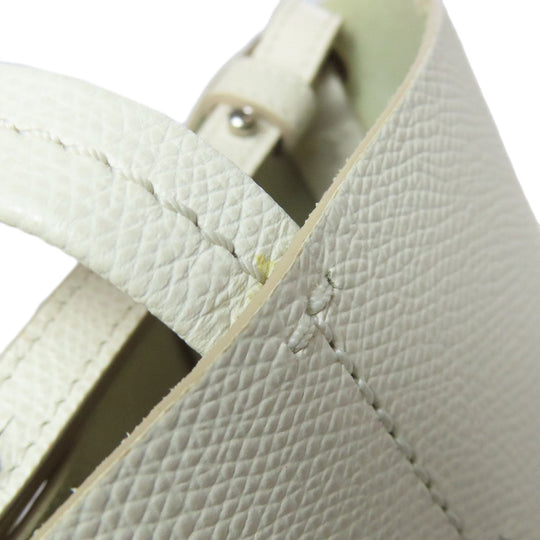 CELINE Handbag leather white Vertical Cabas 2WAY