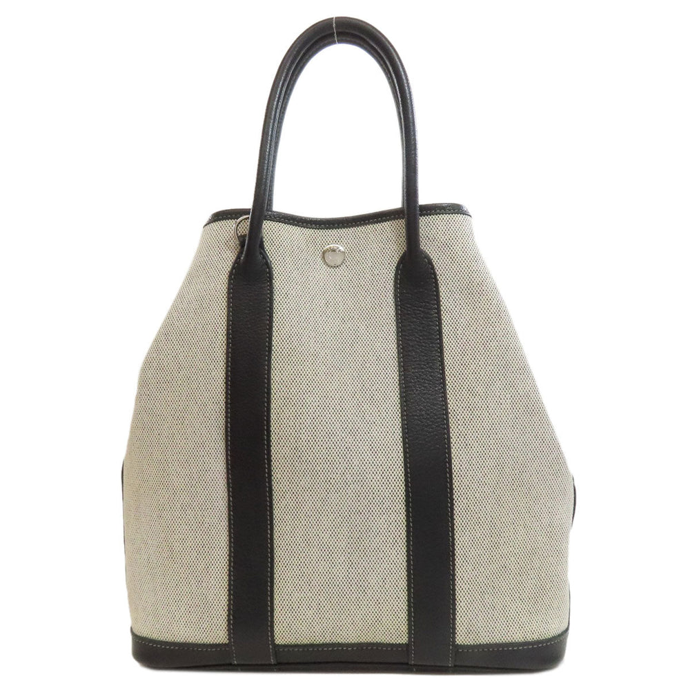 HERMES Handbag Tower ash gray Garden file PM Women Used Authentic
