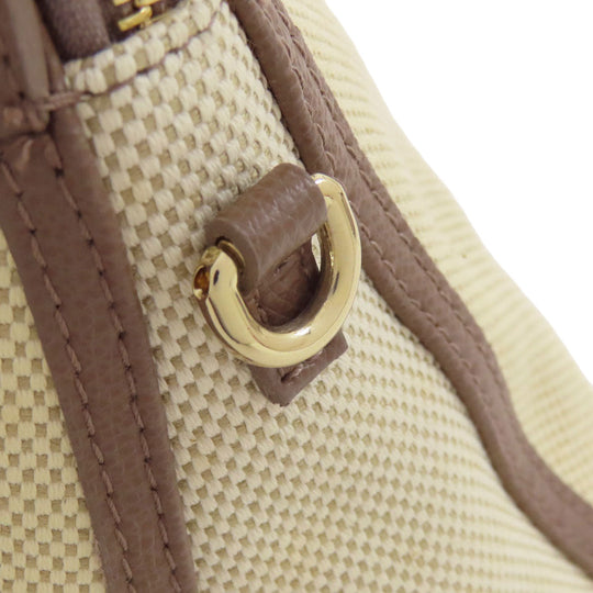 Furla Handbag canvas beige Piper 2WAY