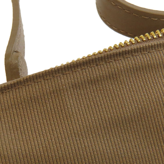 Furla Handbag canvas beige Piper 2WAY