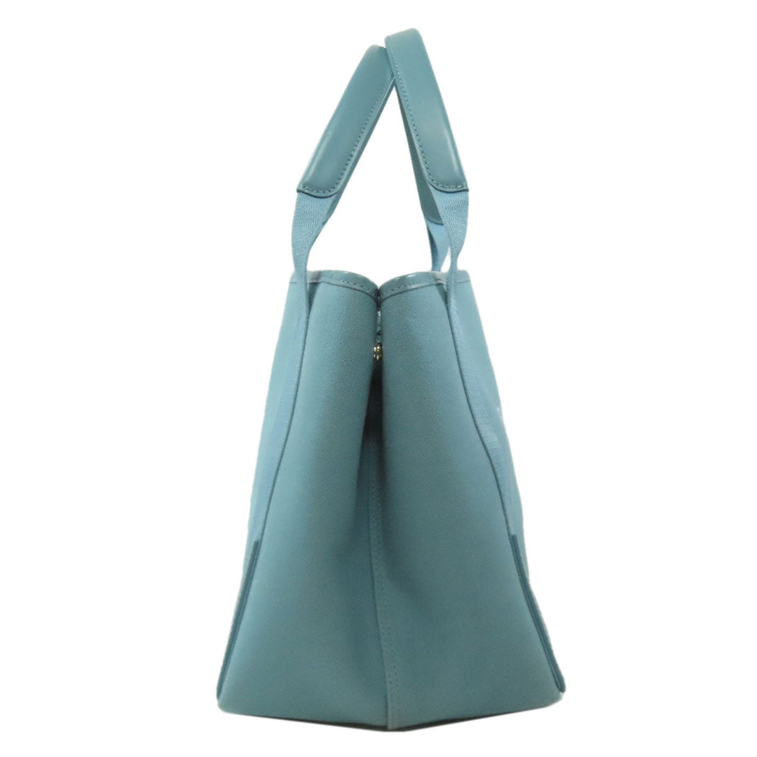 BALENCIAGA Handbag 339933 canvas blue Navy kabas Women Used Authentic