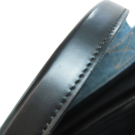 BALENCIAGA Handbag 671402 denim blue Hardware Small 2WAY Women Used Authentic