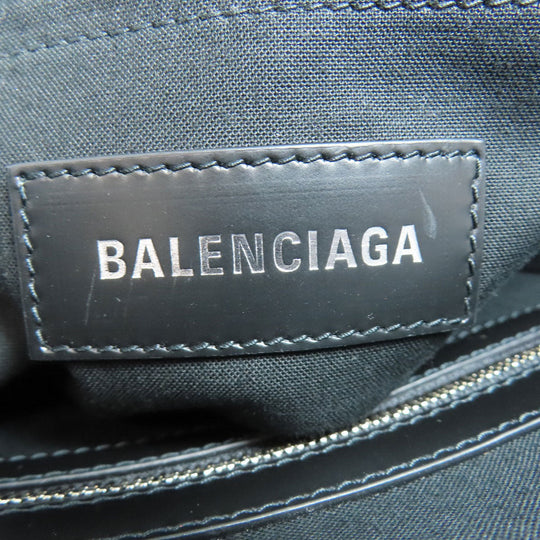 BALENCIAGA Handbag 671402 denim blue Hardware Small 2WAY Women Used Authentic