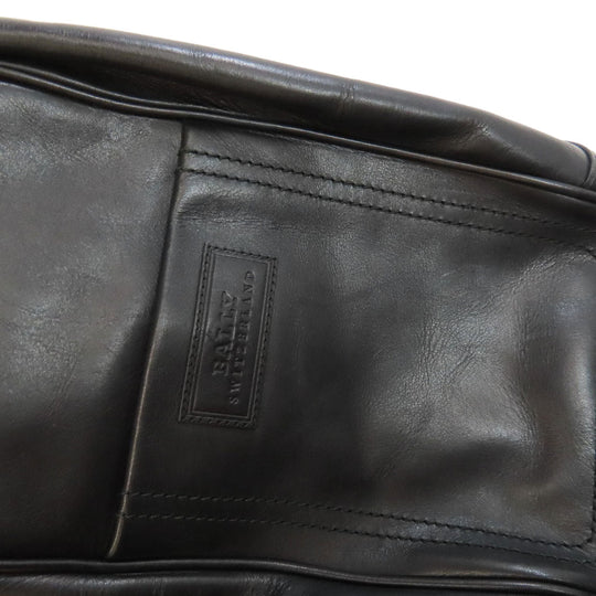 BALLY Sling bag leather black logo
