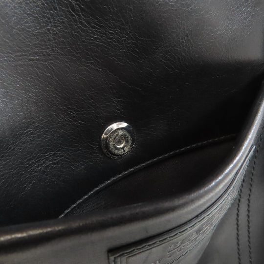 BALLY Sling bag leather black logo