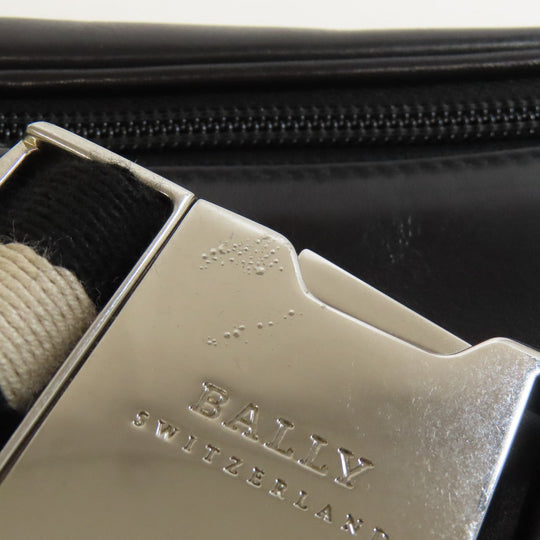 BALLY Sling bag leather black logo