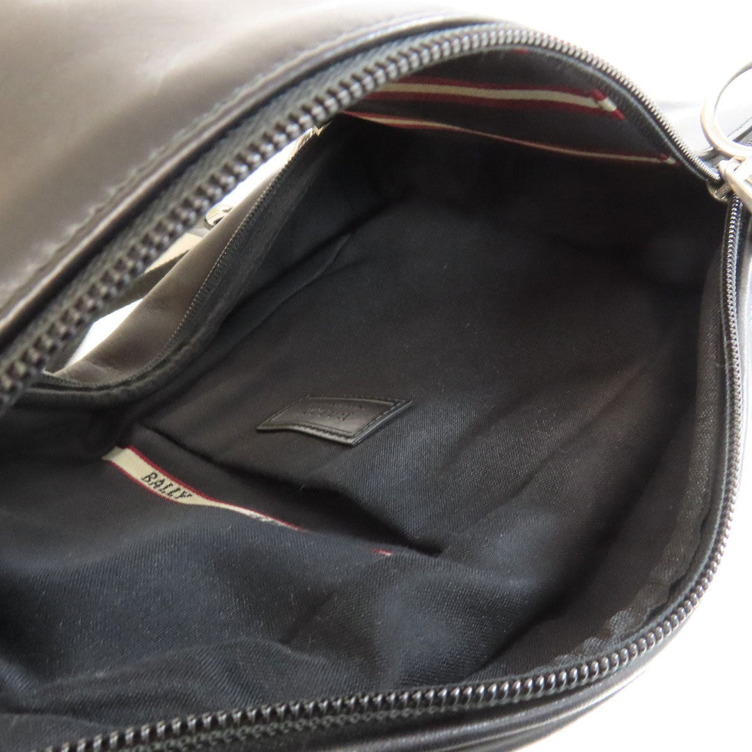 BALLY Sling bag leather black logo
