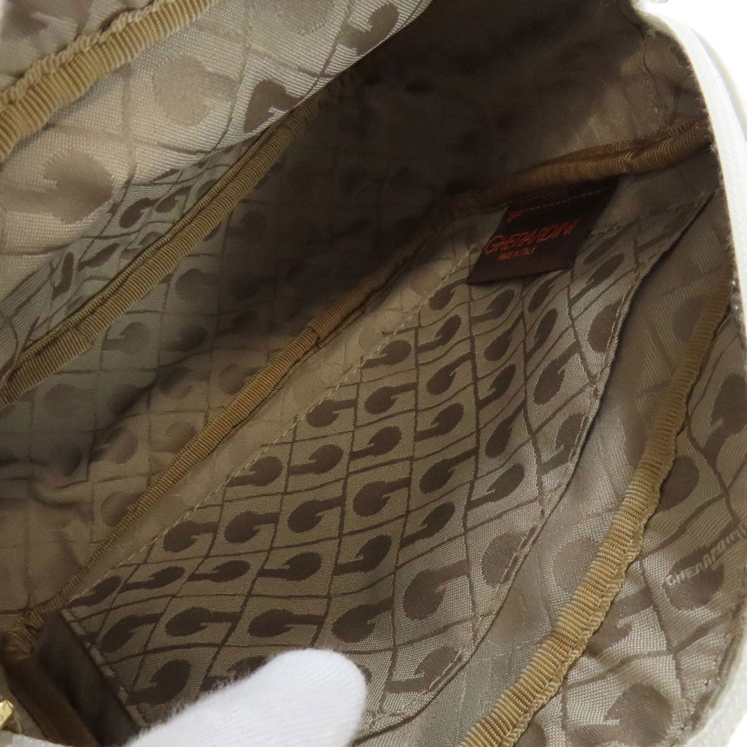 GHERARDINI Shoulder Bag Nylon gray Logo motif