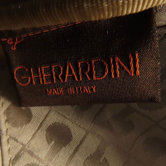 GHERARDINI Shoulder Bag Nylon gray Logo motif