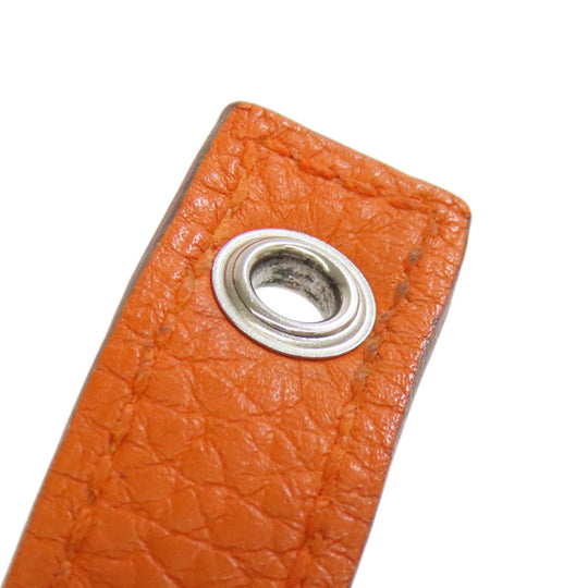 HERMES Handbag Taurillon Clemence Orange Picotin Lock PM SilverMetal Women Used Authentic