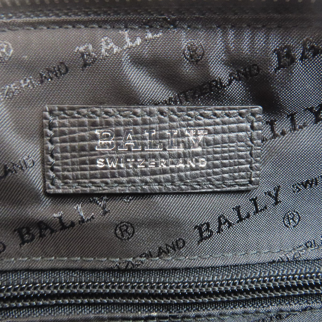 BALLY Clutch bag Nylon Navy Flower motif Women Used Authentic