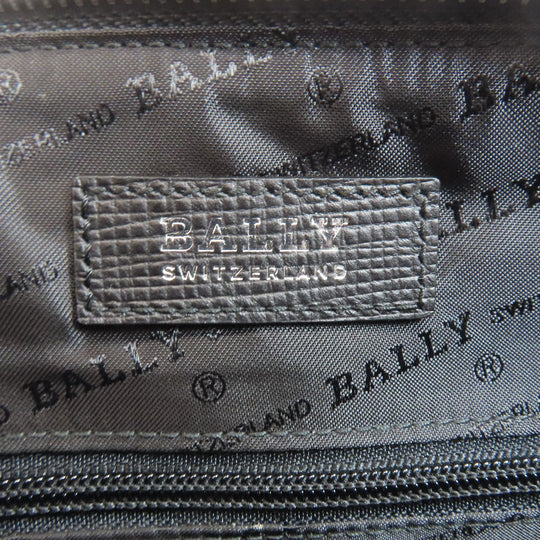 BALLY Clutch bag Nylon Navy Flower motif Women Used Authentic