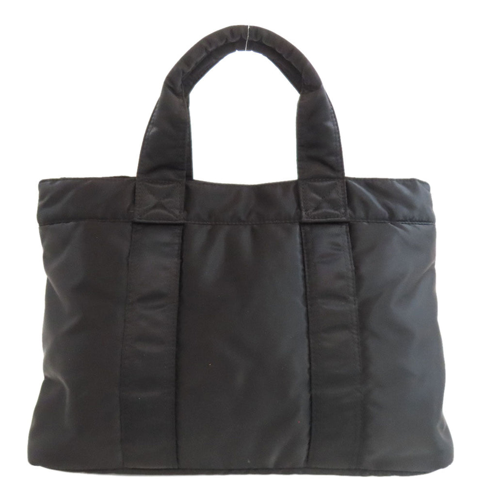 PORTER Handbag Nylon black logo Women Used Authentic