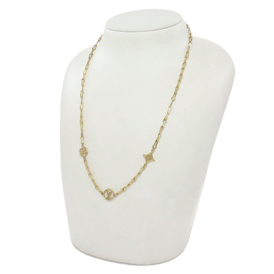 LOUIS VUITTON Necklace M69622 metallic gold Collier Forever Young Women Used Authentic