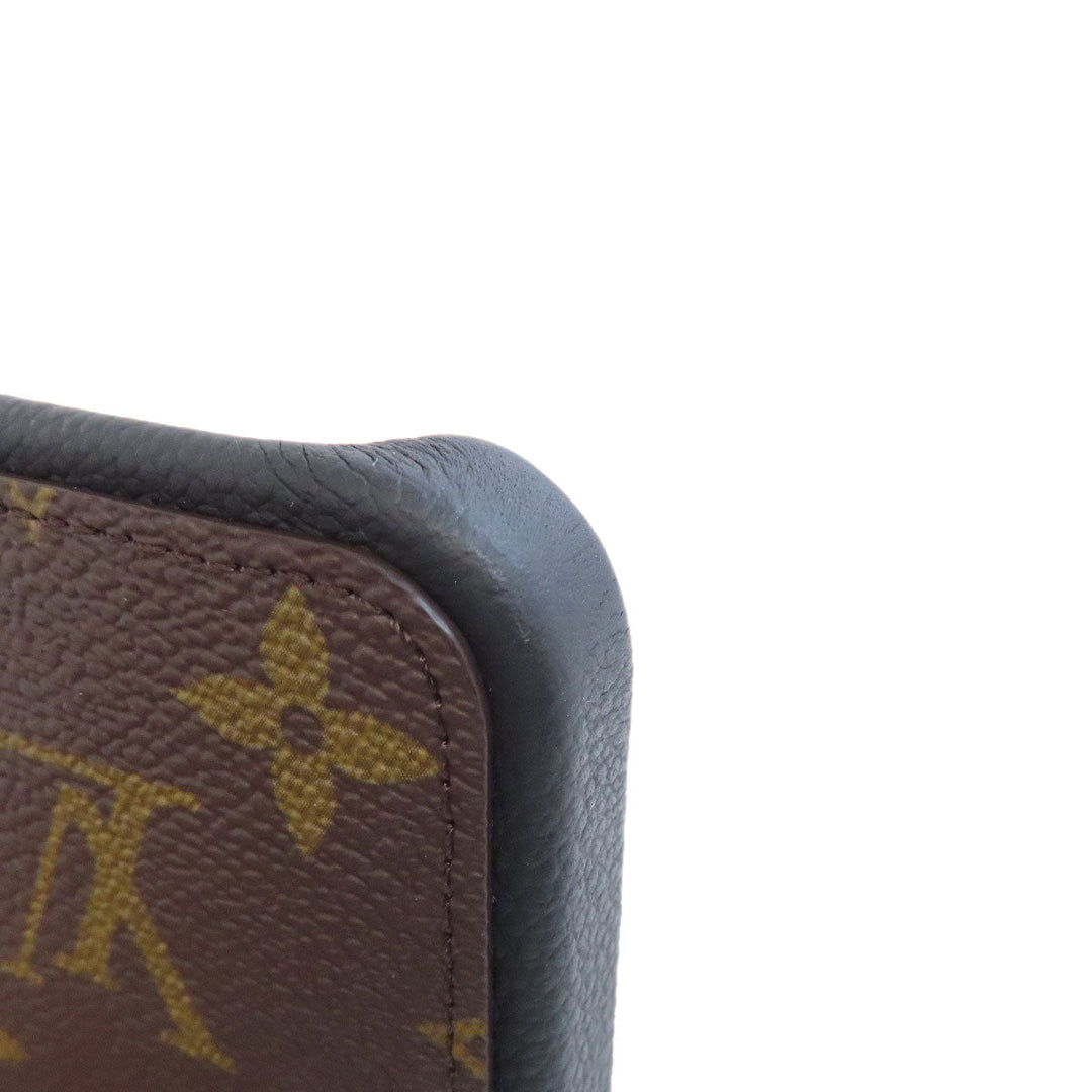LOUIS VUITTON iPhone case M82887 leather Brown IPHONE BUMPER 15 PRO