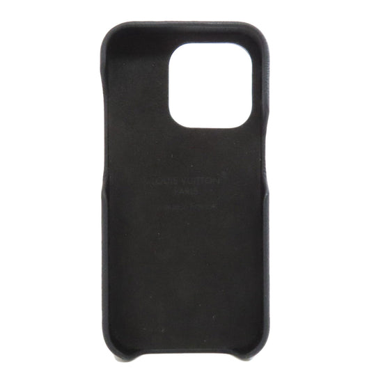 LOUIS VUITTON iPhone case M82887 leather Brown IPHONE BUMPER 15 PRO