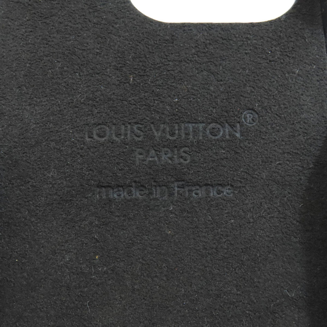LOUIS VUITTON iPhone case M82887 leather Brown IPHONE BUMPER 15 PRO