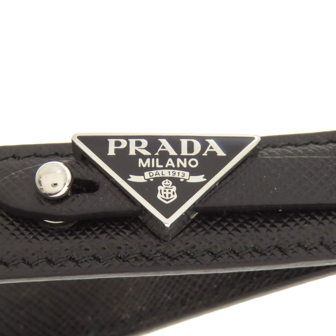 PRADA key ring 2PP68T Safiano black Key ring
