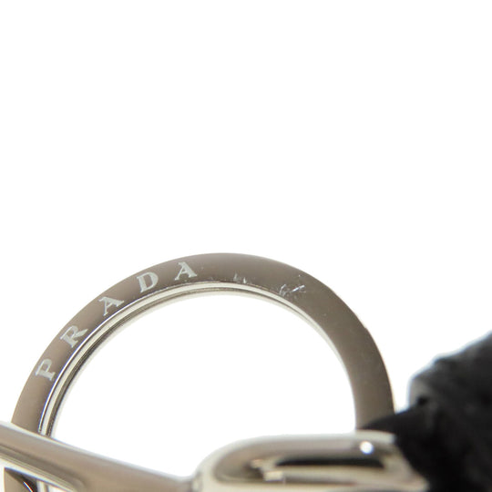 PRADA key ring 2PP68T Safiano black Key ring