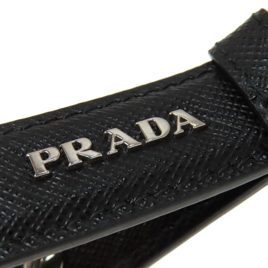 PRADA key ring 2PP68T Safiano black Key ring