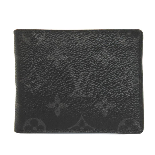 LOUIS VUITTON Bifold Wallet M62480 Monogram Eclipse black Portefeuille pans