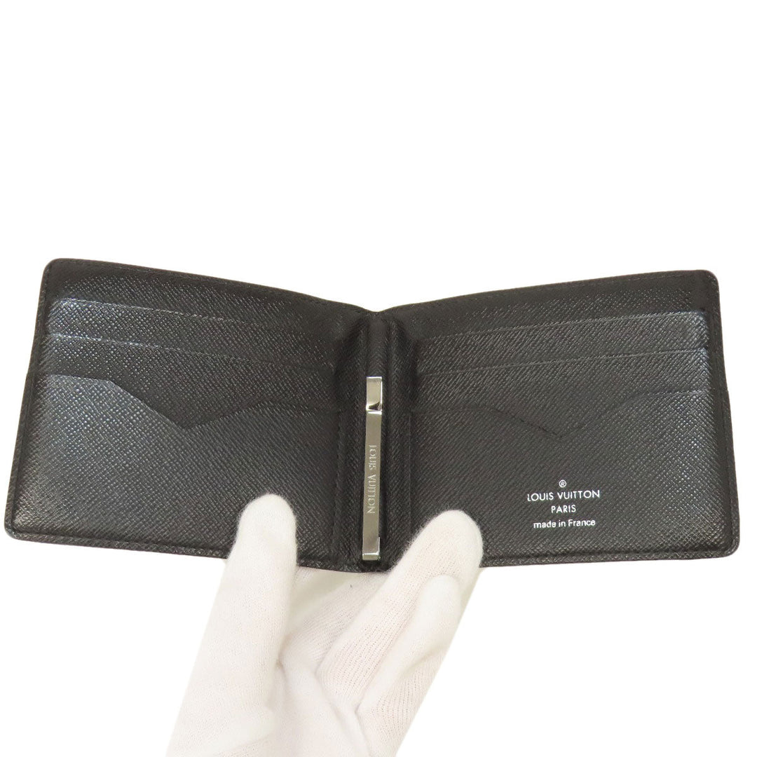 LOUIS VUITTON Bifold Wallet M62480 Monogram Eclipse black Portefeuille pans
