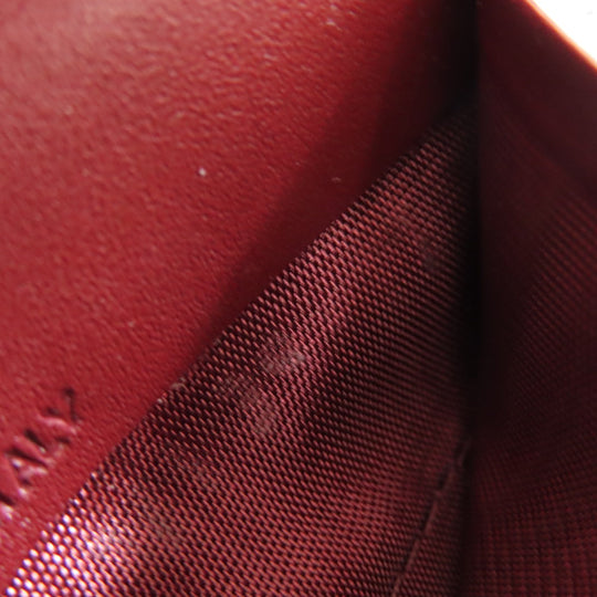 CARTIER Bifold Wallet leather Red Must Line